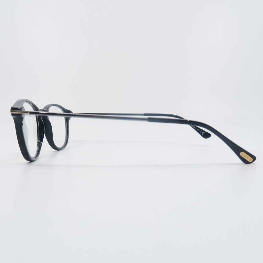 Tom Ford TF 5553-B 001 50mm Black-Gunmetal-Blue Light Block, New Eyeglasses. - Picture 4 of 7